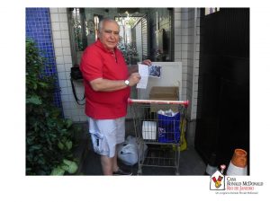 Doações em nome da Consultoria Empresarial UpGrade Ceu Up, em favor da Bazar da Casa Ronald McDonald Rio