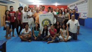 Reunião de formação do Rotaract Club RJ Força Jovem Judô CFC