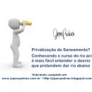 Privatização do Saneamento?